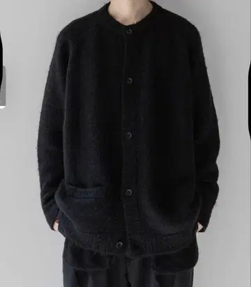 stein kid mohair 니트 가디건 S 사이즈 블랙