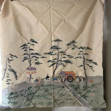 교토 삼대 축제 풍경화 보자기 (에리젠)