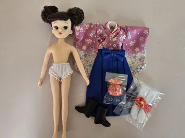 리카짱 인형 꽃무늬 기모노 세트 주주리카짱 타카라토미