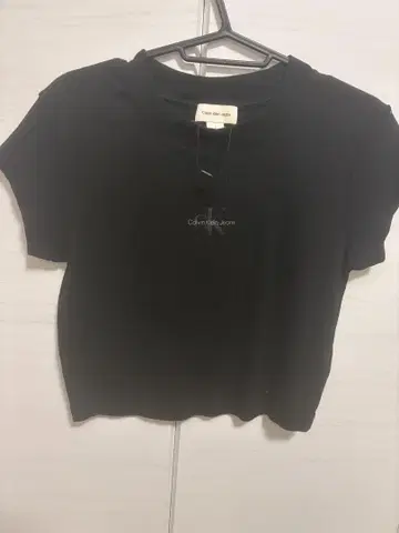 Calvin Klein Jeans 블랙 T셔츠 L 여성용