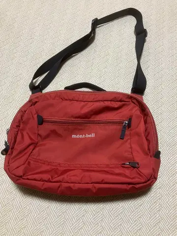 mont-bell 숄더백 빨간색