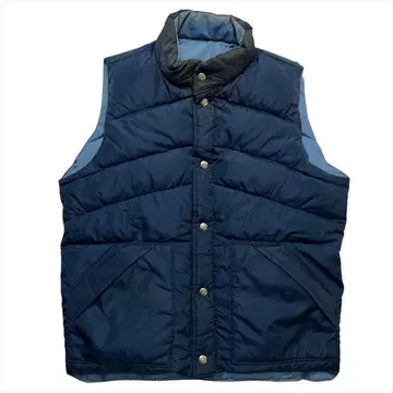 Camel 리버서블 퀼팅 구스 다운 베스트 구제 의류 남성용 M