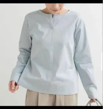 2025 내추럴 뷰티 베이직 코튼 헨리넥 풀오버