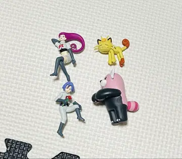 putitto 로켓단 피규어 4종 세트 익명 배송 로사(무사시) 코지로