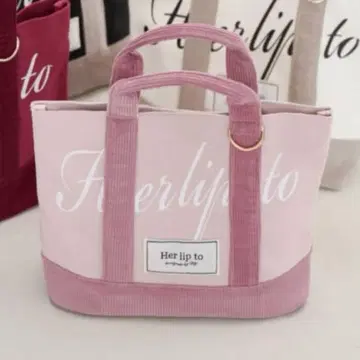 미개봉 새상품 루미네 한정판 토트백 핸드백 rose