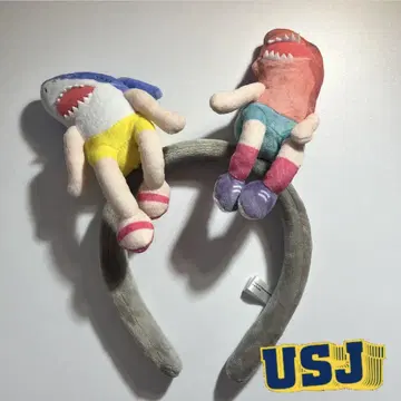 USJ 유니버셜 상어와 공룡 머리띠 상어 인간 공룡 인간