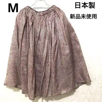 미사용 새상품 일본제 리버티 플레어 스커트 잠자는 장미 슬리핑 로즈