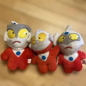 울트라맨 봉제 인형 3체 세트