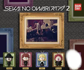 SEKAI NO OWARI 스윙2 키링 4개 세트