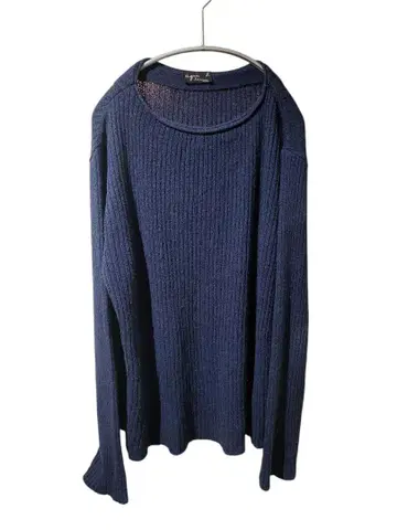 vtg agnes b 더스티 블루 니트