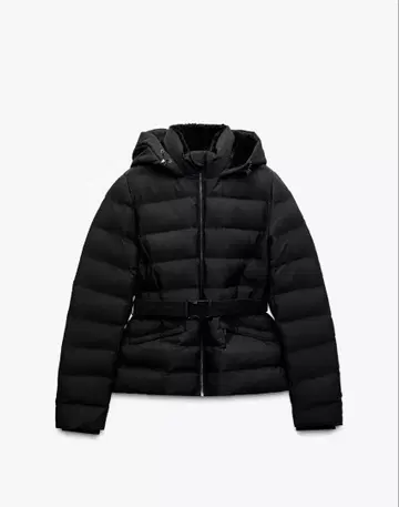 ZARA 워터 & 윈드 프로텍션 벨트 후드 아노락