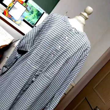 사만사 모스모스 긴팔 롱 원피스 빅 실루엣 린넨 혼방 택 포함 새상품
