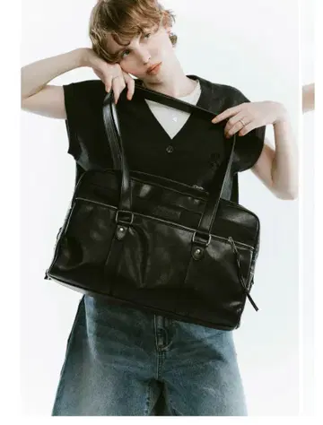 Knuth Marf school style leather bag