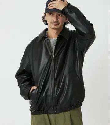 SKOOKUM / 스쿠컴 별주 양가죽 지퍼 자켓 L