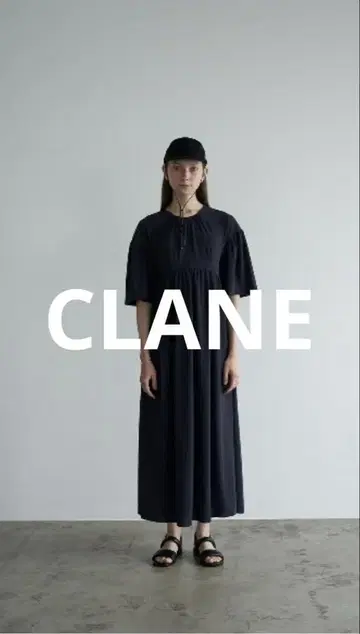 CLANE / 클라네 / 타운 래쉬가드 슬릿 원피스