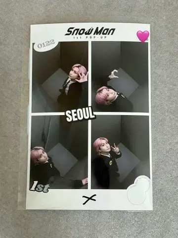 Snow Man 한국 서울 1st popup 사쿠마 다이스케