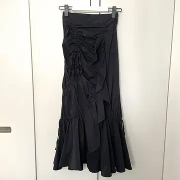 SLY 블랙 플레어 스커트