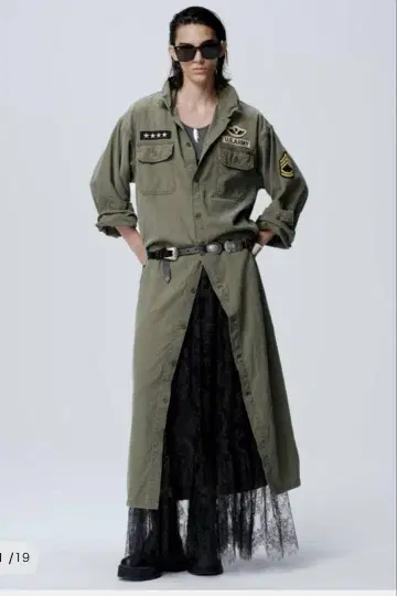 REMI RELIEF/레미 리프 MILITARY SHIRTS DRESS