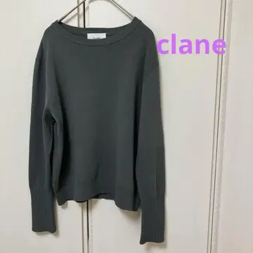 미사용 클라네 CLANE BASIC COMPACT KNIT TOPS
