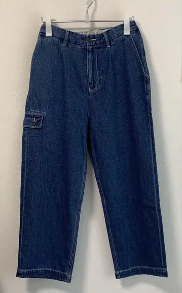 새상품급 PWA LINEN MIX DENIM TROUSERS 푸와