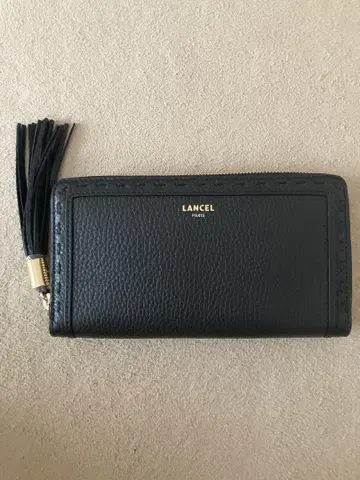 [ 새상품 ] Lancel 블랙 장지갑 란셀