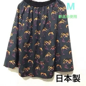 미사용 새상품 일본제 리버티 플레어 스커트 그린 미셸 보드윈