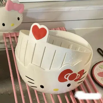 헬로키티 물빠짐 보울 중형