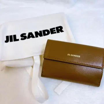 [ 새상품급 ] JIL SANDER 미니 지갑 브라운 질 샌더