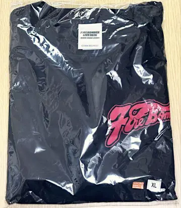 마크로스 라이브 한정품 FIRE BOMBER 2025 긴팔 T셔츠 XL