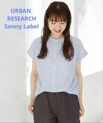 URBAN RESEARCH Sonny Label 스트라이프 반팔 셔츠