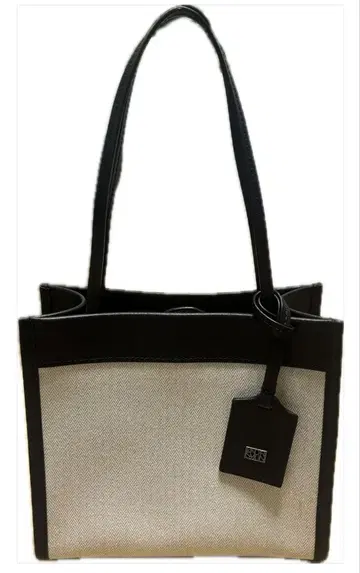 KINDERSALMONMini Square Canvas Tote Ecru