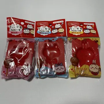 롯데 치이카와 (먼작귀) 초콜릿 틀 3개 세트