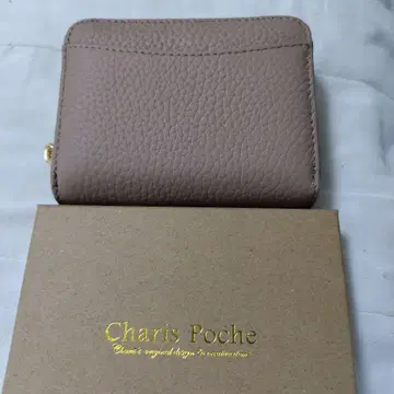 Charis Poche 베이지 카드 케이스