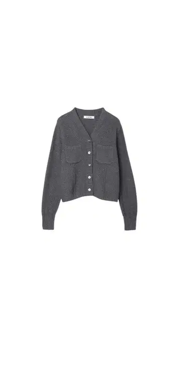 LAUBEBLANC Basket Knit Cardigan gray