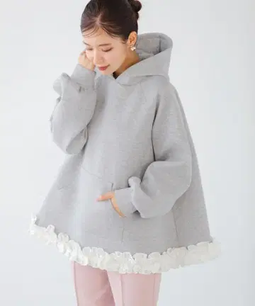 밑단 프릴 텐트 라인 후디 핏모어 yori 셀포드 좋아하시는 분께