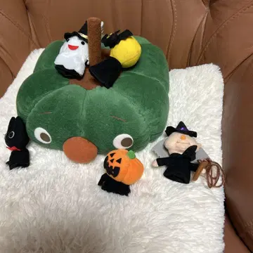 할로윈 호박과 손가락 인형 세트