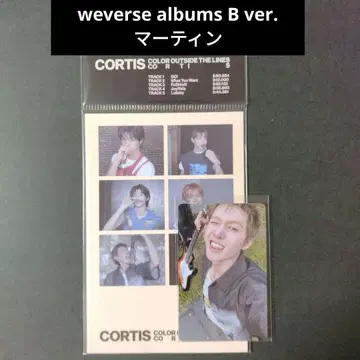 CORTIS 코르티스 weverse album B 트레이딩 카드 마틴 2