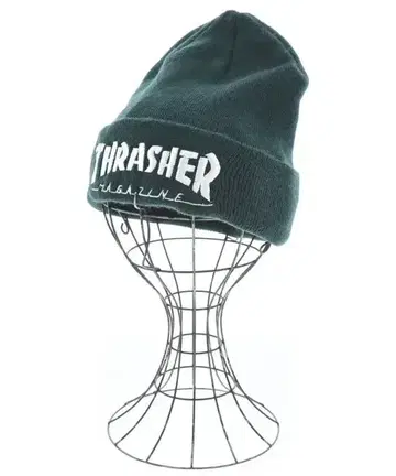THRASHER 니트 캡 비니 남성용