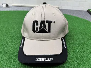 CATERPILLAR 베이지 블랙 캡