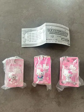HELLO KITTY 미니어처 컬렉션 3개 세트