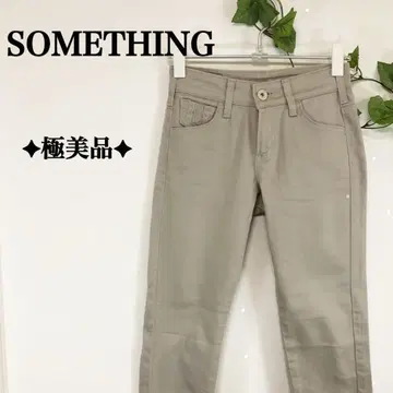 컨디션 최상 착용감 발군 SOMETHING 청바지 스트레치 소재