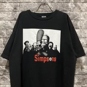 레어 Simpsons T셔츠 XL Sopranos 00s 심슨