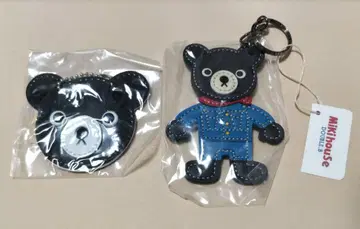 [ 새상품 ] 미키하우스 더블B 네임홀더&키링 세트