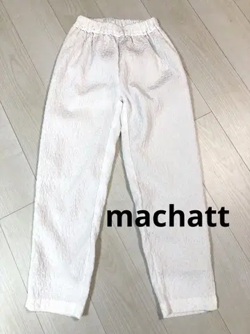 [ 마하트 machatt ] 푸쿠레 자카드 팬츠