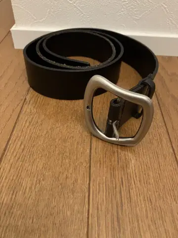 BLACK BY MOUSSY 블랙 레더 심플 벨트