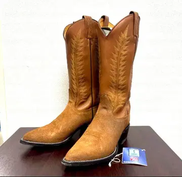 [ 새상품급 ] TONY LAMA BOOTS 브라운 웨스턴 부츠 25CM