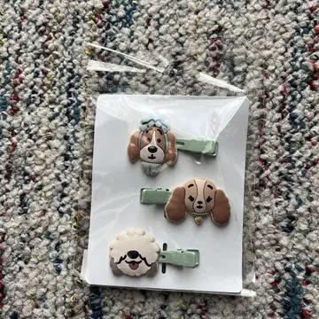 I love Disney Dogs 헤어 클립