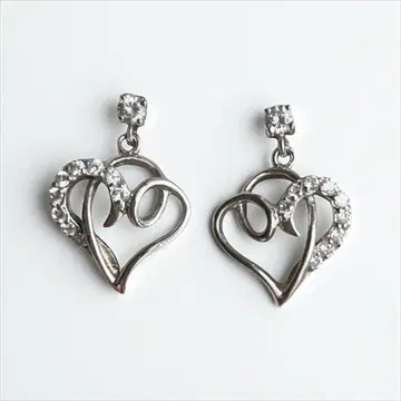 925 실버 하트 귀걸이