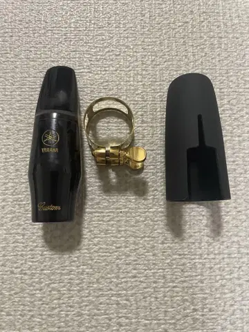 야마하 커스텀 4CM 알토 색스용 마우스피스 리가처 캡