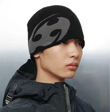SANSANGEAR 로고 비니 24AW 블랙